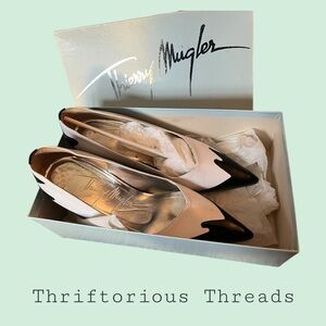 Vintage Thierry Mugler Patent Leather Heels